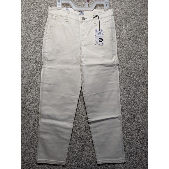 Lee Daydreamer Workwear Ivory Carpenter Womens Jeans 26x29 NEW - Picture 1 of 4